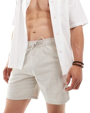 Hollister Pantaloncini Da 7“ - Bianco