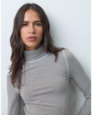 ASOS Soft Turtle Neck Long Sleeve - Gray