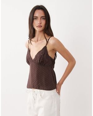 Cotton On Day Dream Strappy Cami Top - Brown