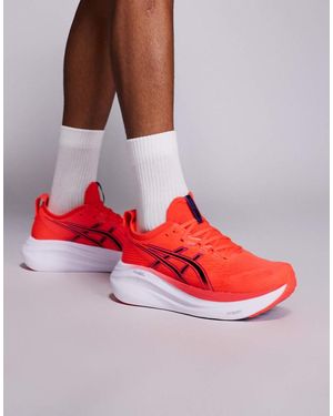 Asics Gel-nimbus 27 Running Trainers - Red