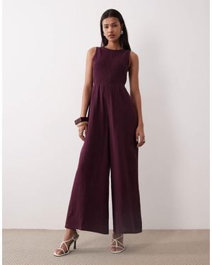 Nobody's Child Ruth Jumpsuit - Purple