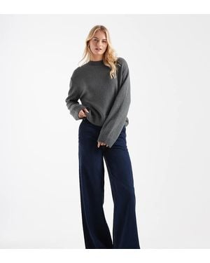 ONLY Mid Waist Extra Wide Leg Jeans - Blue