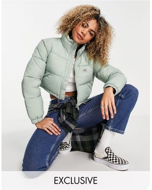 Dickies Atlanta Cropped Puffer Jacket - Green