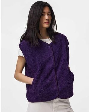Pieces Vest - Purple