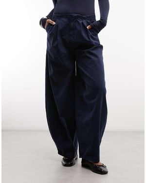 Collusion Xl Pleated Balloon Jeans - Blue