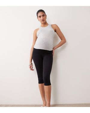Mama.licious Leggings Capri Negros De Mamalicious Maternity - Neutro