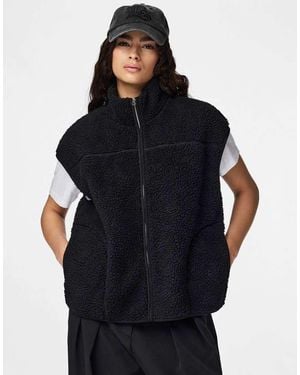 Pieces Gilet - Brown