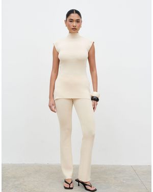 Pretty Lavish Knitted Pants - White