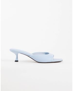 ASOS Mules mit kitten-heel - Weiß