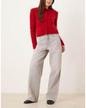 JJXX Tokyo Wide Leg Jeans - Red