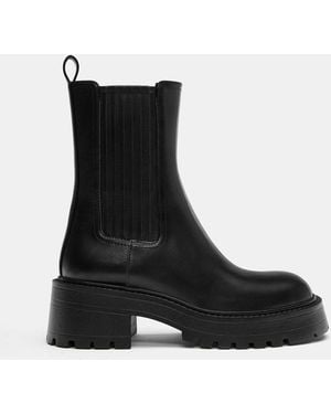 Pull&Bear – chelsea ankle boots - Schwarz