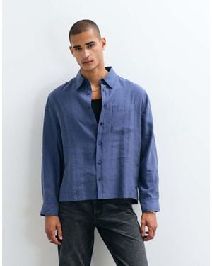 ASOS Ruimvallend Soepelvallend Overhemd - Blauw
