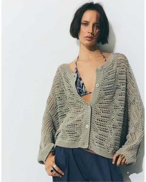 Pull&Bear Cardigan - Grigio