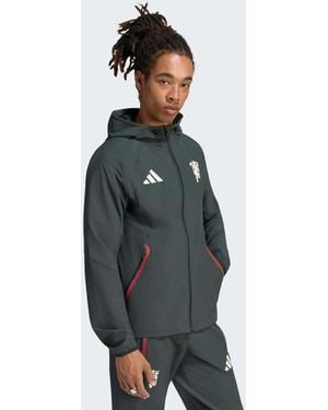 adidas Originals Manchester United Tiro Travel Full Zip Windbreaker - Multicolour