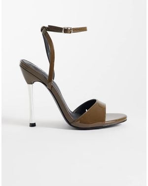 Public Desire Brooklyn Heeled Sandals - White