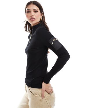 Barbour – hailey – oberteil - Schwarz