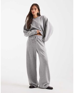 Brave Soul Straight Leg Joggers - White
