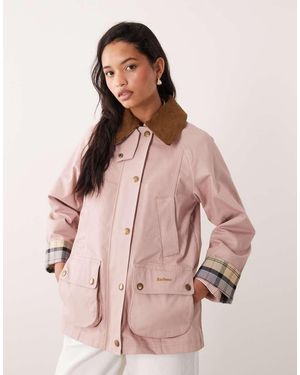 Barbour Chaqueta Encerada De Algodón Modern Beadnell De - Rosa