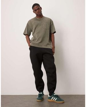 ASOS Tapered Scuba jogger - Black