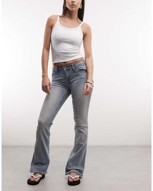 TRUE RELIGION Vaqueros Azules De Corte Bootcut Con Lavado Claro Becca