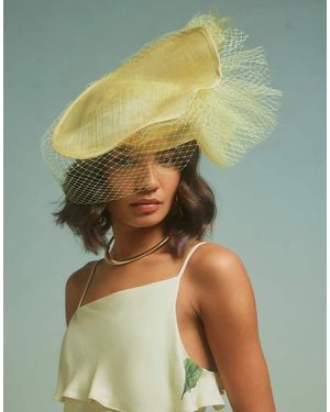 River Island Premium Hailey Net Fascinator - Green