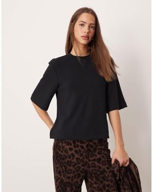 Aware Premium Structured Heavyweight Boxy T-shirt - Black