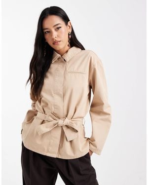 ASOS – trenchcoat - Natur