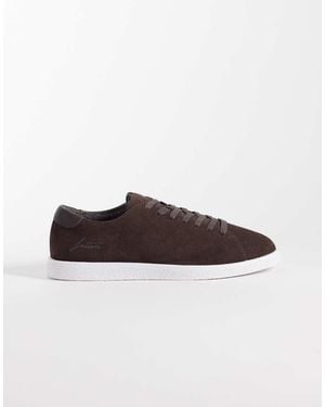 Lacoste Linecourt Suède Sneakers - Bruin