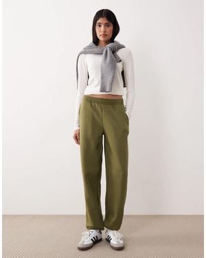 ASOS Ultimate Cuffed Brushback Jogger - Natural