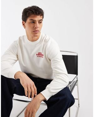 Levi's – relaxed-fit-sweatshirt - Weiß