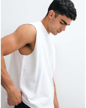 Abercrombie & Fitch Premium Heavyweight Tank Top - White