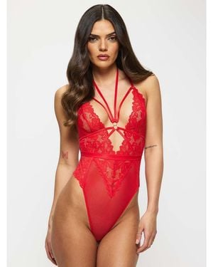 Ann Summers Confession Crotchless Body - Red