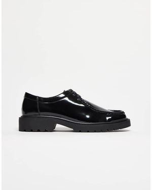 ASOS Lace Up Apron Shoes - Black