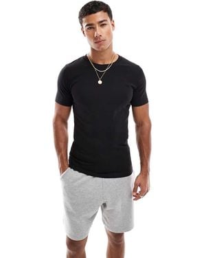 Jack & Jones T-Shirt Attillata Nera - Nero