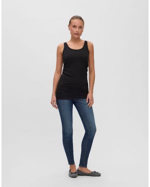 Vero Moda Maxi 2er-pack ärmellose hemdjacke mit u-ausschnitt - Blau