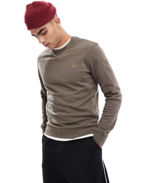Farah Tim Crew Neck Sweatshirt - Gray