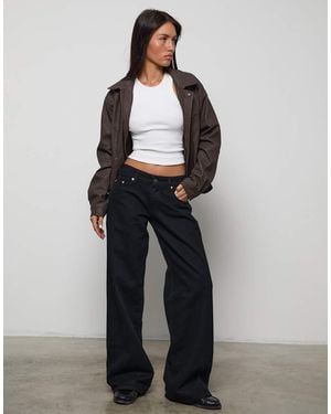 Motel Low Rise Roomy Jeans - Black