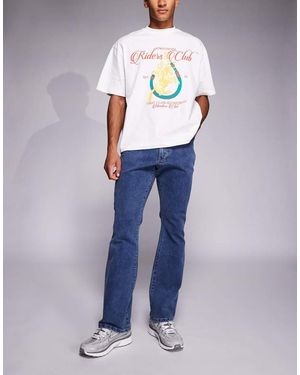 Liquor N Poker Smalle Flare Jeans - Blauw