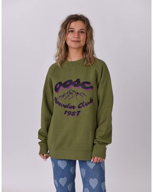 OOSC – powder club – sweatshirt - Grün