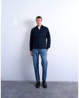TOPMAN Rigid Taper Jean - Blue