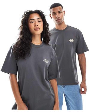 Dickies Camiseta Pizarra Con Logo Estampado En La Espalda Brick Mason Exclusiva En Asos De - Gris