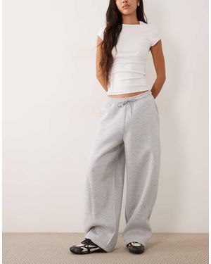 ASOS S Barrel Shaped Seam Detail Co-ord jogger - Grey