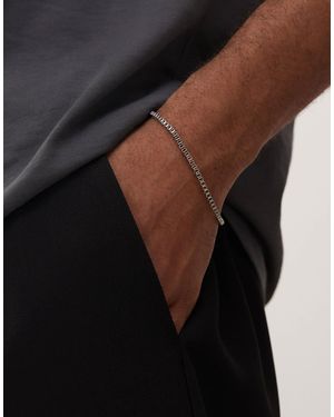 FADED FUTURE – schmales venezianer-kettenarmband - Schwarz