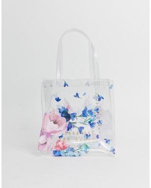 Ted Baker Unicon Raspberry Ripple Small Clear Icon Bag - Multicolor
