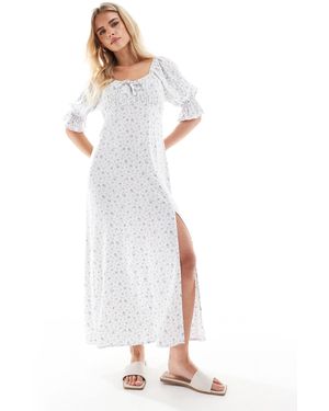 Miss Selfridge – maxi-freizeitkleid - Weiß