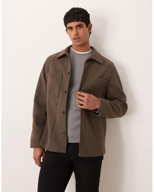 Mango Surchemise classique décontractée - marron