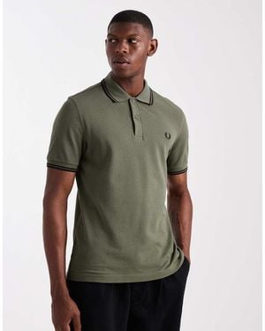 Fred Perry Twin Tipped Polo Shirt - Green