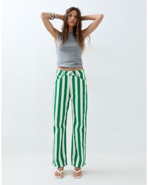 ASOS Crop Comfort Stretch Straight Leg Jean - Green