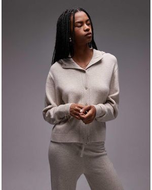 ARKET Co-Ord Cashmere Hoodie - Grey