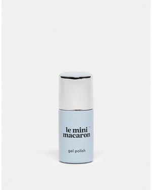 Le Mini Macaron Esmalte De Uñas En Gel De Tono-Azul - Blanco